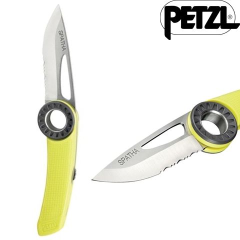 S92 AY - Нож альпинистский Petzl SPATHA yellow